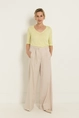 Wijde pantalon met ceintuur