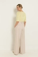 Wijde pantalon met ceintuur