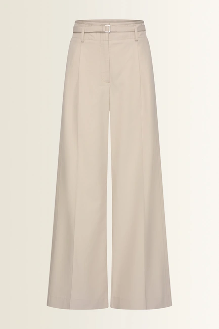 Wijde pantalon met ceintuur