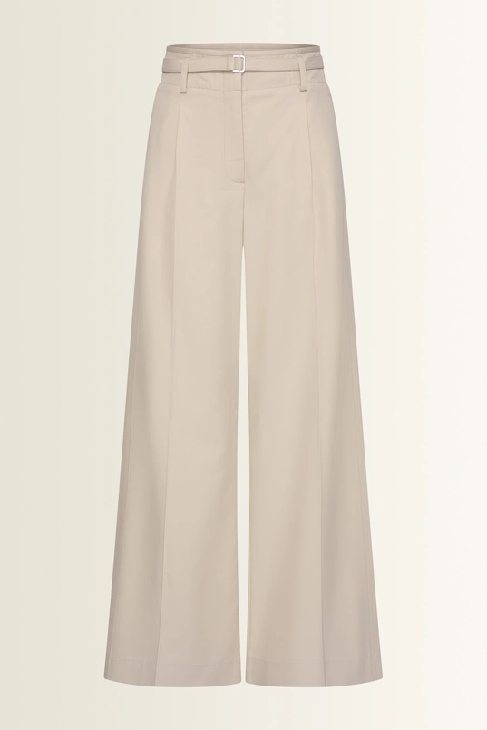 Wijde pantalon met ceintuur