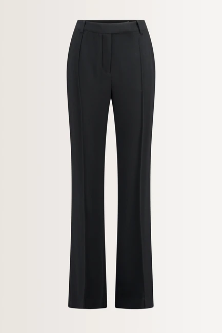 Wijde pantalon met persvouwen