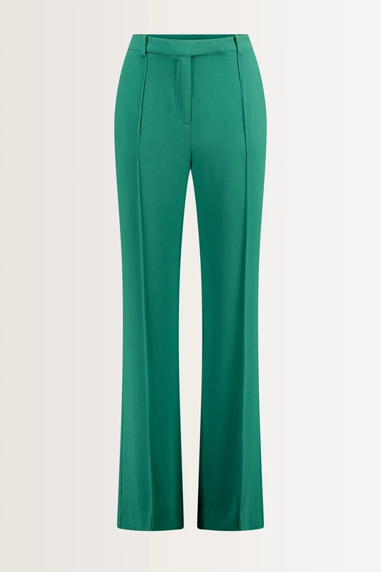 Wijde pantalon met persvouwen