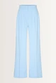 Wijde pantalon met plooidetails
