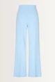 Wijde pantalon met plooidetails