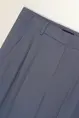 Wijde pantalon van crêpe