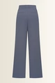 Wijde pantalon van kreukarme crêpe
