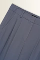 Wijde pantalon van kreukarme crêpe