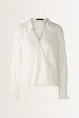 Wikkelblouse met smokdetails OUI