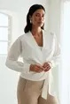 Wikkelblouse strikceintuur