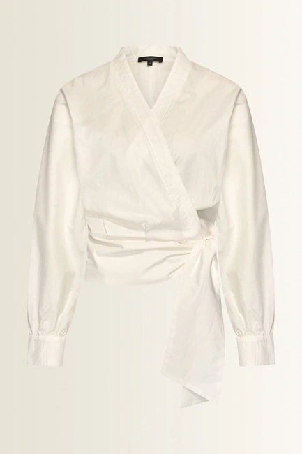 Wikkelblouse strikceintuur