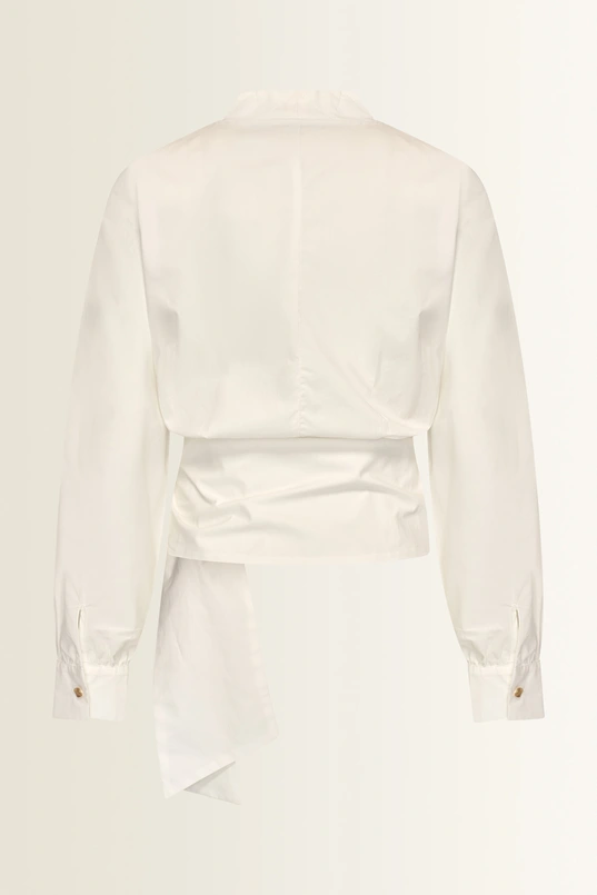 Wikkelblouse strikceintuur