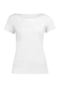 Witte jersey off-shoulder top