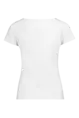 Witte jersey off-shoulder top