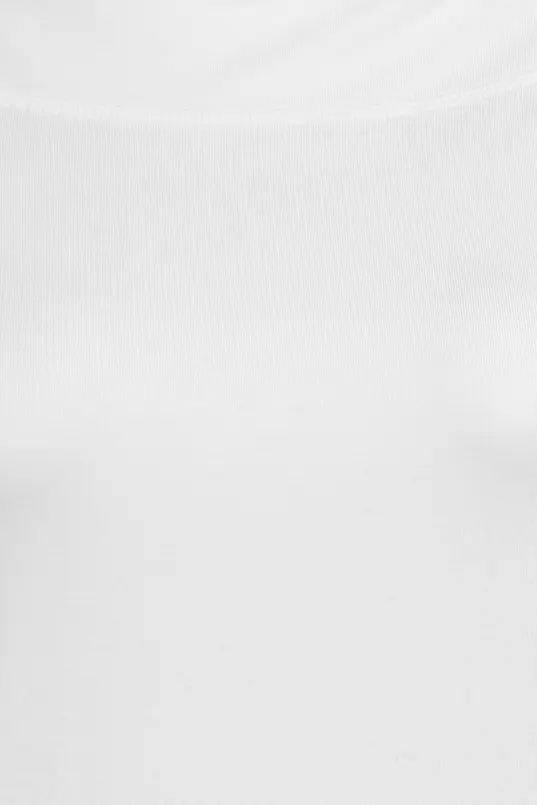Witte jersey off-shoulder top