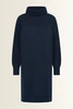Wolblend jurk met colkraag