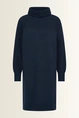 Wolblend jurk met colkraag