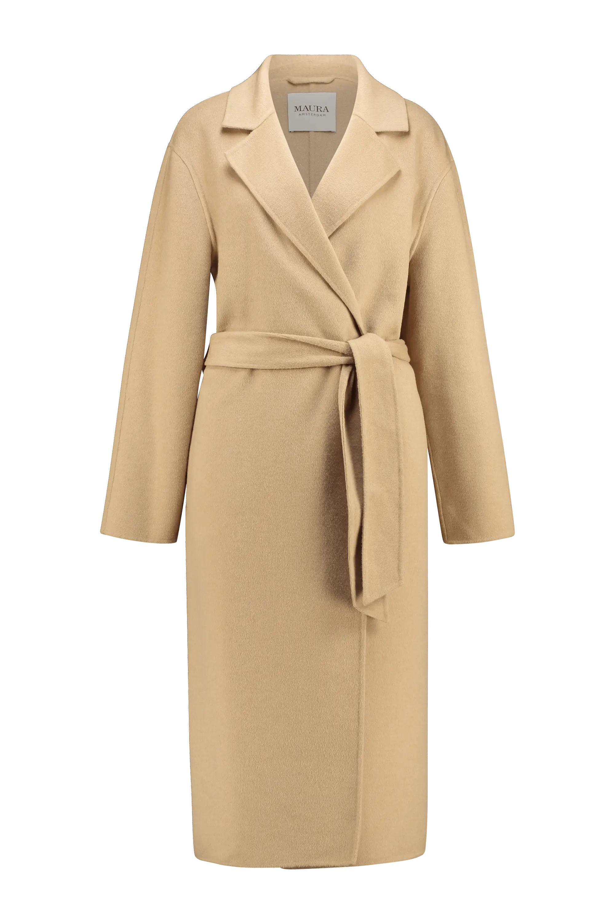 Maura Wolmix Mantel taupe