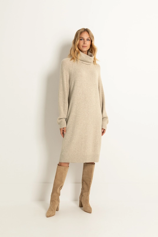 Wolmix sweaterjurk