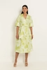 Wrapdress met printdessin