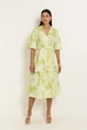 Wrapdress met printdessin