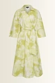 Wrapdress met printdessin