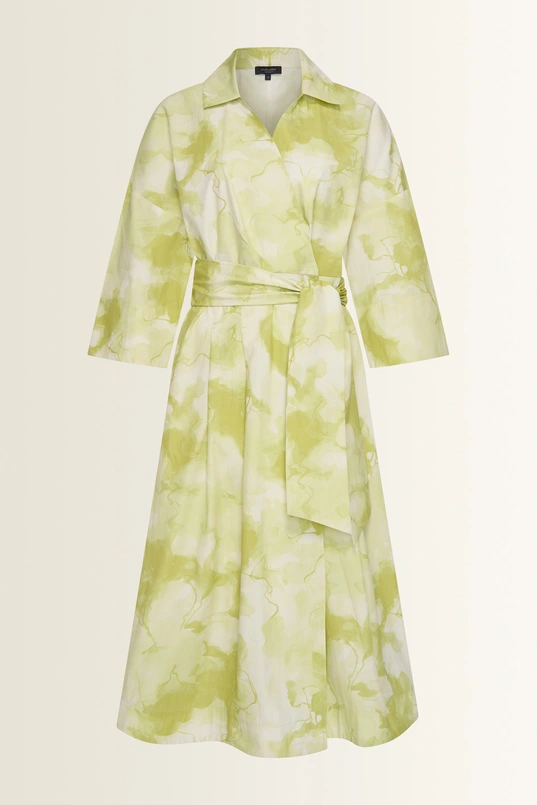 Wrapdress met printdessin