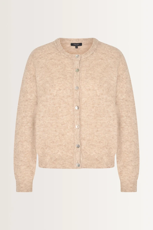 Zachte cardigan in alpacawolmix