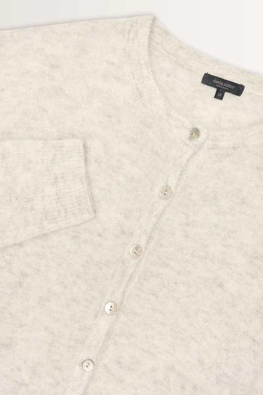 Zachte cardigan in alpacawolmix