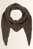 Zachte driehoeksshawl met subtiele glitter FRAAS