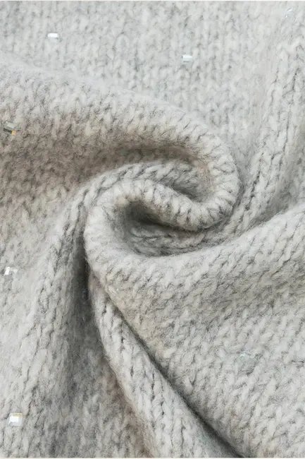 Zachte driehoeksshawl met subtiele glitter FRAAS