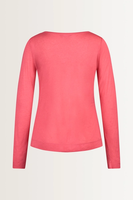 Zachte top van modal en cashmere