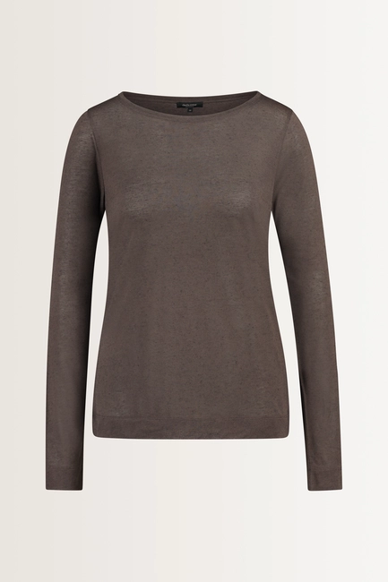 Zachte top van modal en cashmere