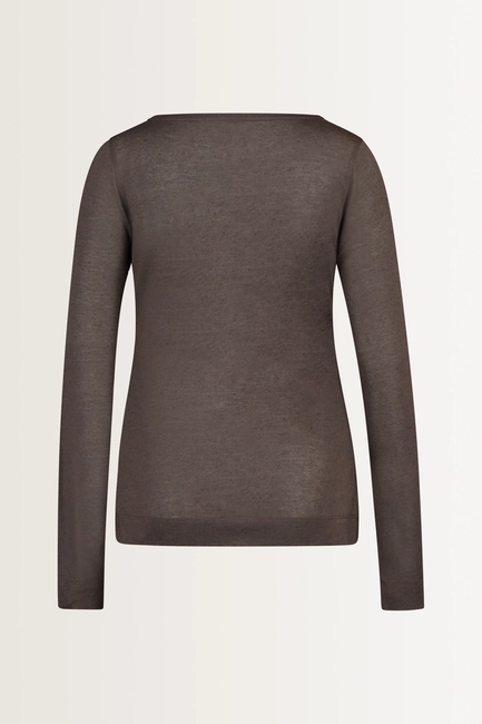 Zachte top van modal en cashmere