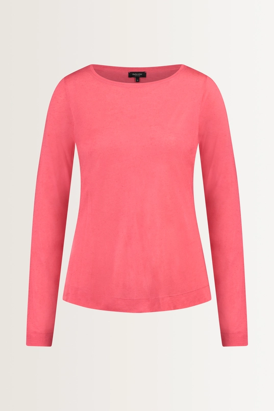 Zachte top van modal en cashmere