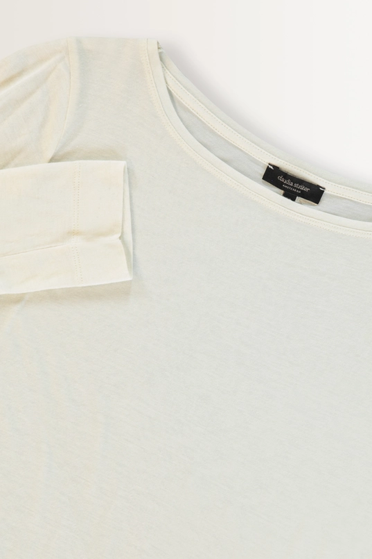 Zachte top van modal en cashmere