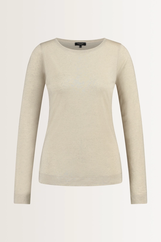 Zachte top van modal en cashmere