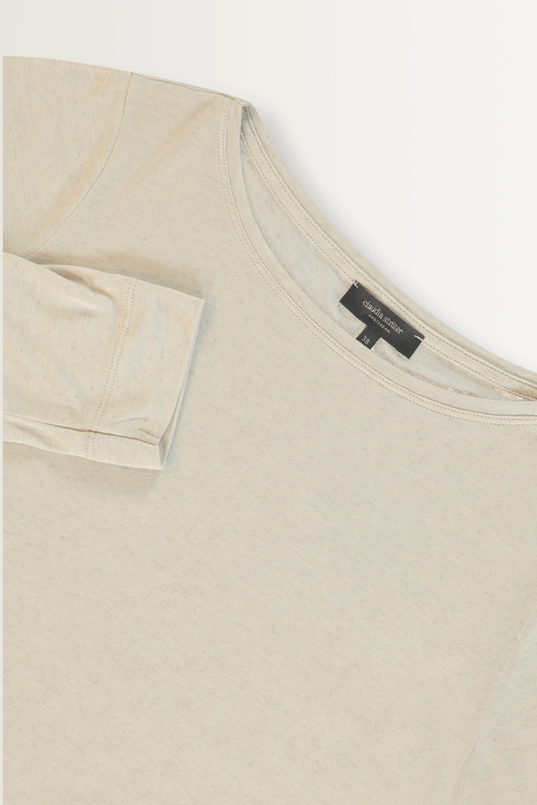 Zachte top van modal en cashmere