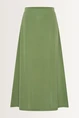 Zachtvallende rok met elastische taille