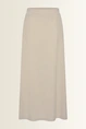Zachtvallende rok met elastische taille