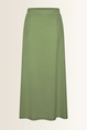 Zachtvallende rok met elastische taille