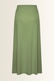 Zachtvallende rok met elastische taille