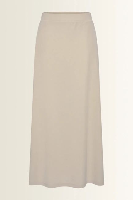 Zachtvallende rok met elastische taille