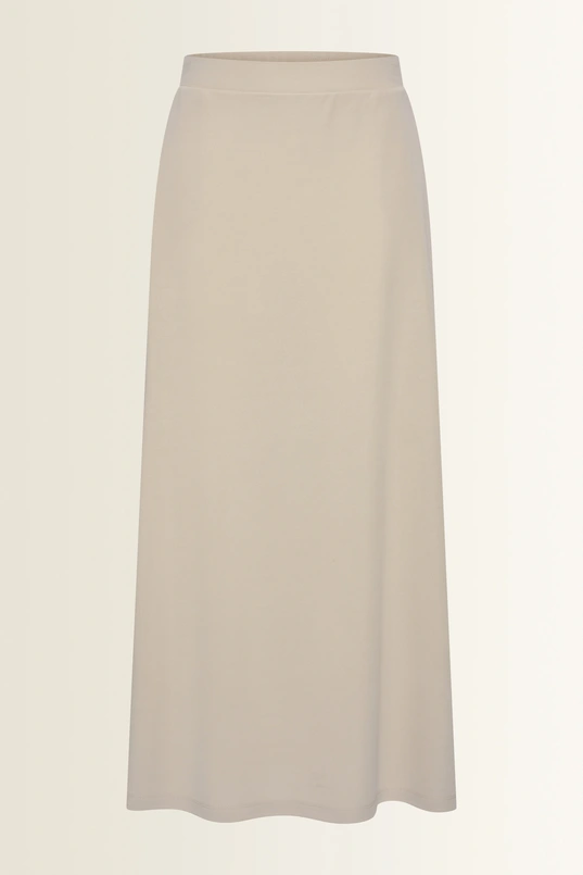 Zachtvallende rok met elastische taille