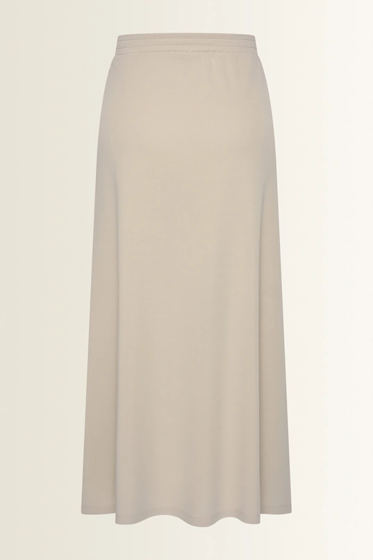 Zachtvallende rok met elastische taille