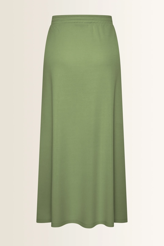 Zachtvallende rok met elastische taille