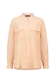 Zijdemix overhemdblouse