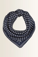 Zijden shawl met stippenprint Fraas