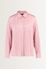 Zijdezachte blouse met borstzakken