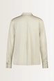 Zijdezachte blouse met kraalaccent