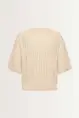 Zomervest met geschulpte boorden